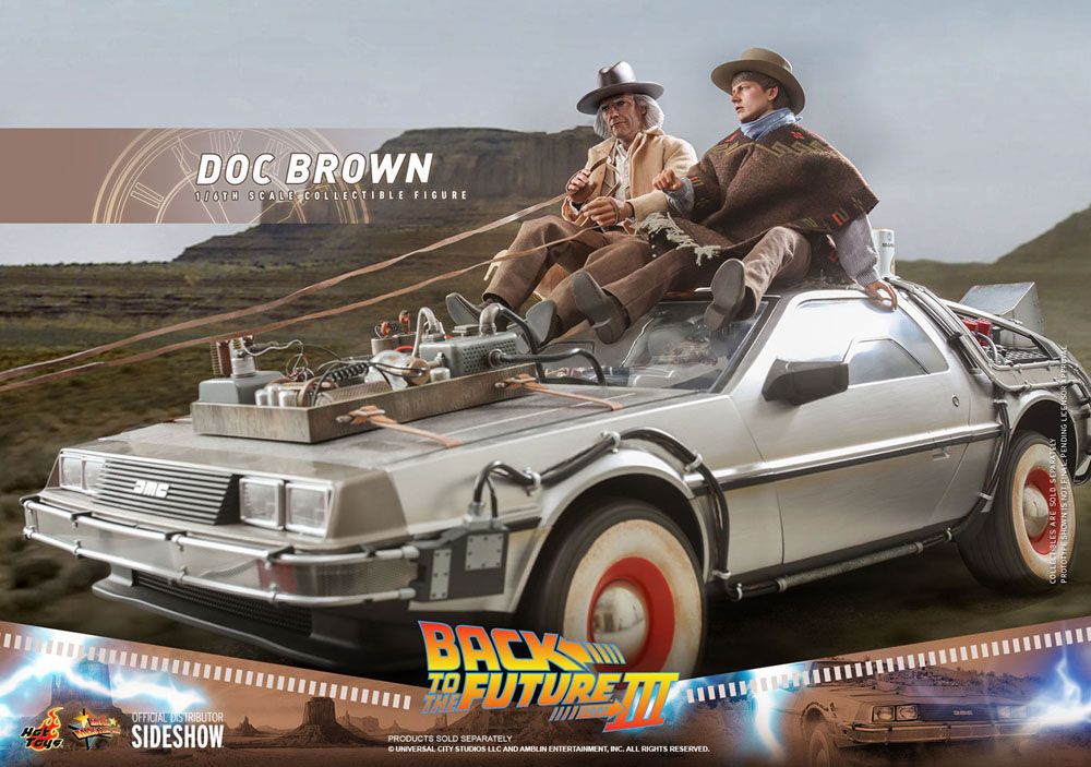 Zurück in die Zukunft III Movie Masterpiece Actionfigur 1/6 Doc Brown 32 cm Hot Toys