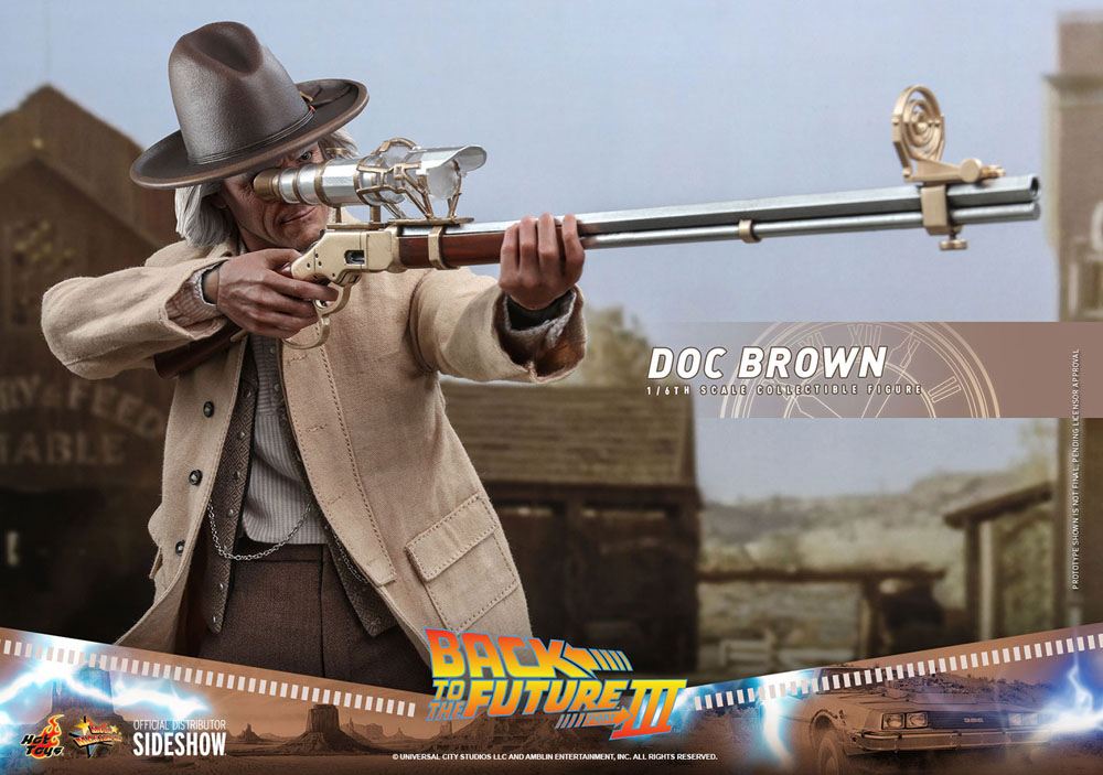 Zurück in die Zukunft III Movie Masterpiece Actionfigur 1/6 Doc Brown 32 cm Hot Toys