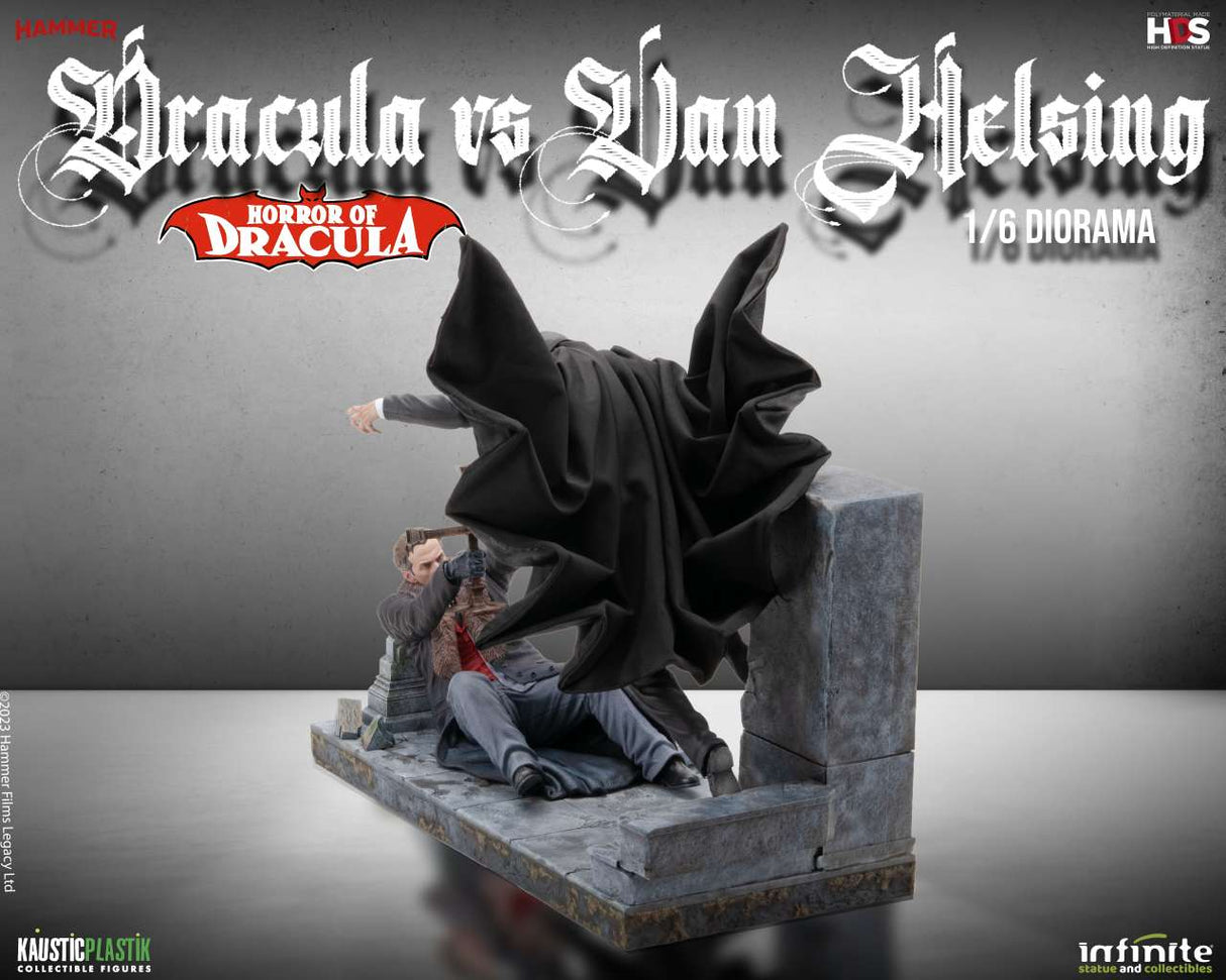 Horror of Dracula Dracula vs Van Helsing 1/6 Diorama Statue