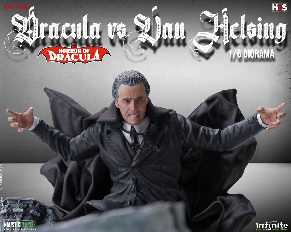 Horror of Dracula Dracula vs Van Helsing 1/6 Diorama Statue