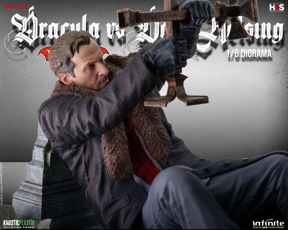 Horror of Dracula Dracula vs Van Helsing 1/6 Diorama Statue