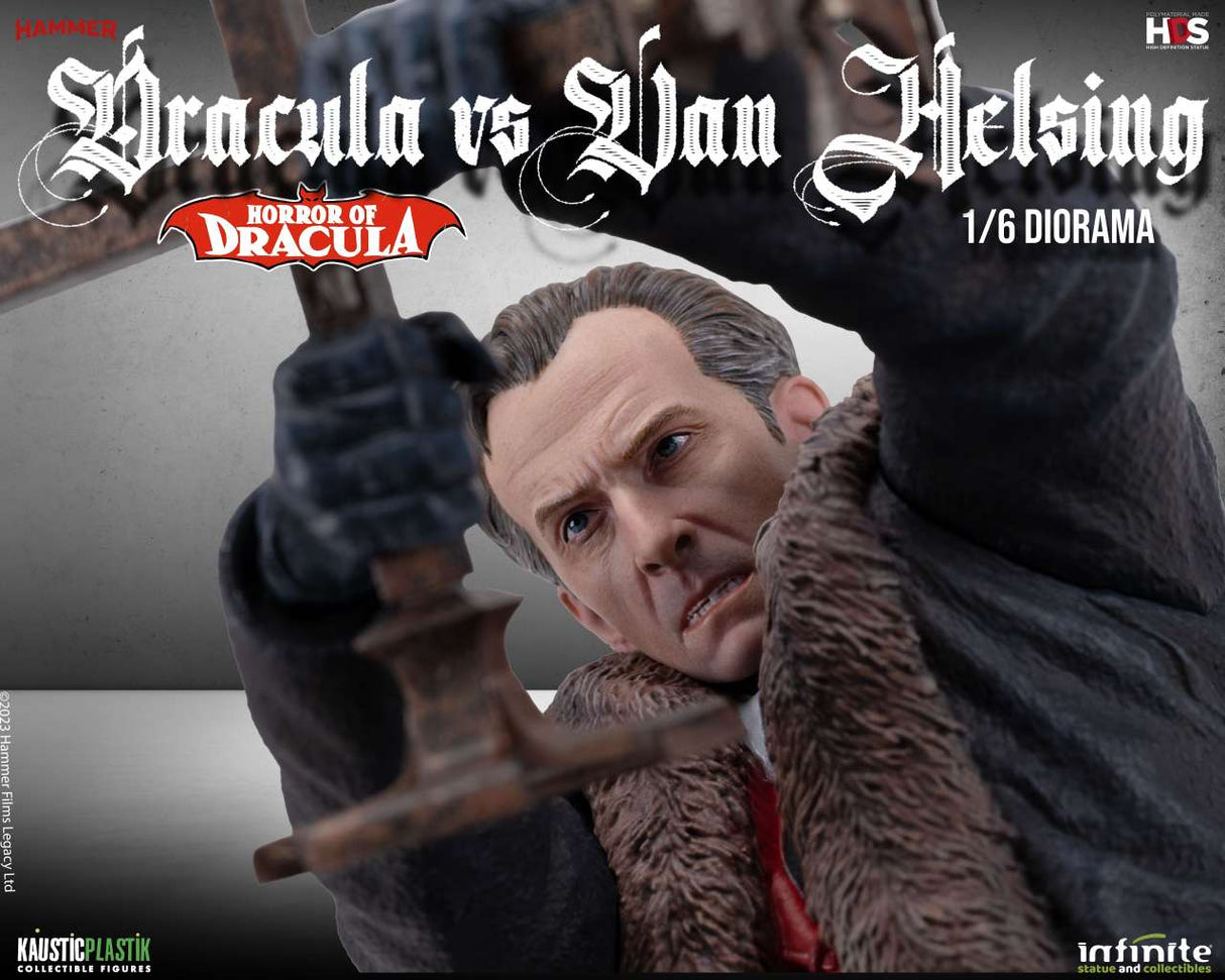 Horror of Dracula Dracula vs Van Helsing 1/6 Diorama Statue