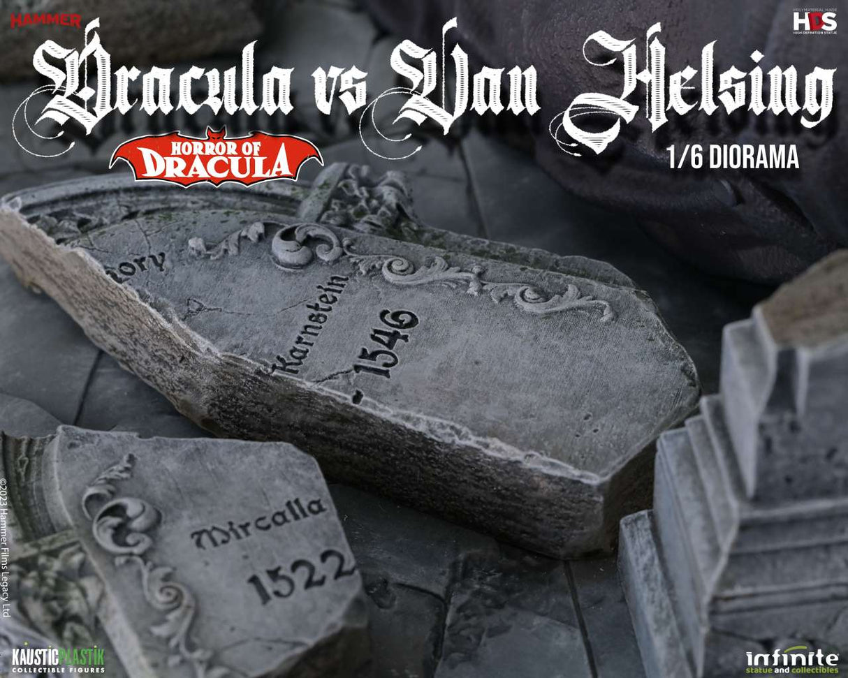 Horror of Dracula Dracula vs Van Helsing 1/6 Diorama Statue