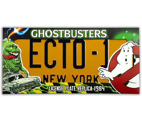 Ghostbusters: ECTO-1-Nummernschild-Replik