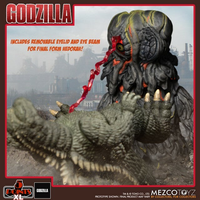 Godzilla vs Hedorah 5 Points XL Box Set Actionfigur von Mezco Toyz 11