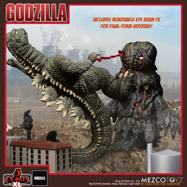 Godzilla vs Hedorah 5 Points XL Box Set Actionfigur von Mezco Toyz 4