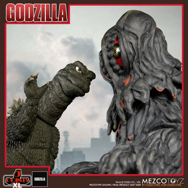 Godzilla vs Hedorah 5 Points XL Box Set Actionfigur von Mezco Toyz 9