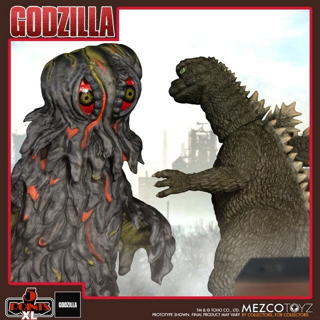 Godzilla vs Hedorah 5 Points XL Box Set Actionfigur von Mezco Toyz 6
