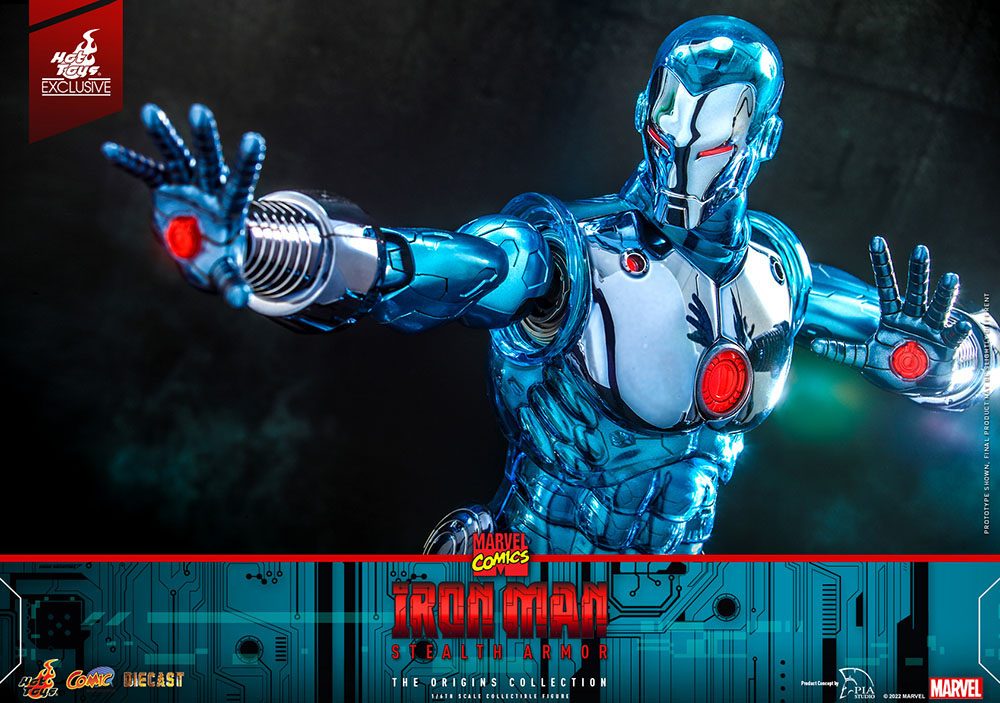 Marvel Comics Diecast Actionfigur 1/6 Iron Man (Stealth Armor) Hot Toys Exclusive 33 cm Hot Toys
