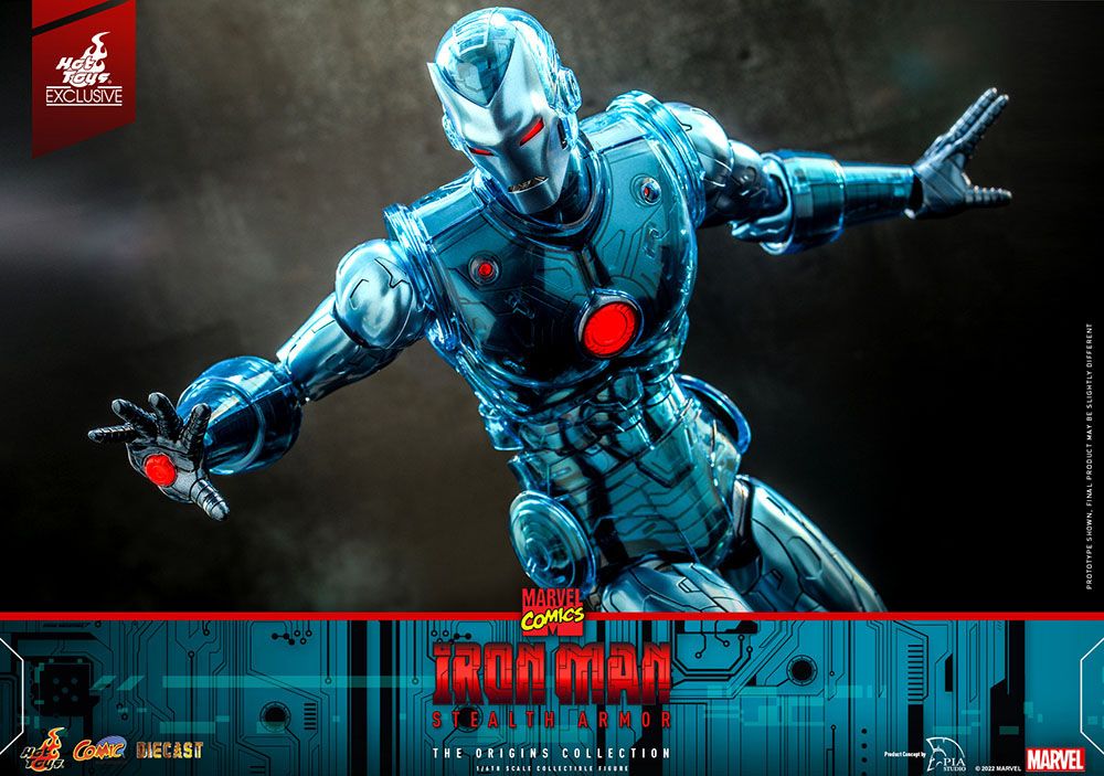 Marvel Comics Diecast Actionfigur 1/6 Iron Man (Stealth Armor) Hot Toys Exclusive 33 cm Hot Toys