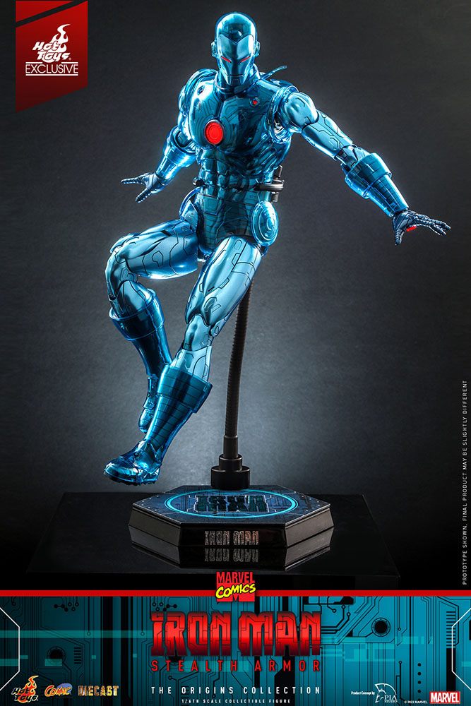 Marvel Comics Diecast Actionfigur 1/6 Iron Man (Stealth Armor) Hot Toys Exclusive 33 cm Hot Toys