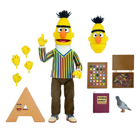 Sesamstraße - Ultimate Ultimate Bert 18 cm Actionfigur NECA
