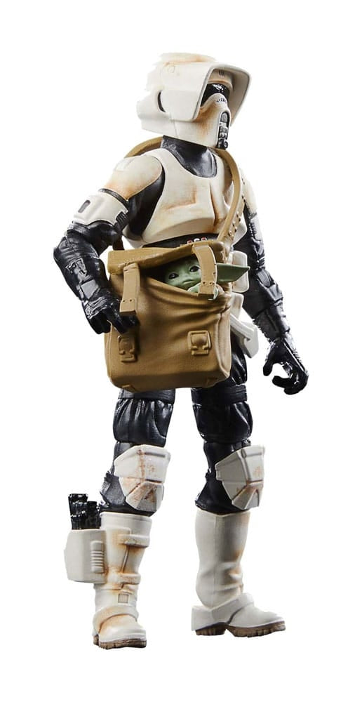 Star Wars - The Mandalorian Speeder Bike mit Scout Trooper & Grogu Vintage Collection Actionfigur