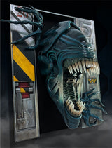 Aliens - Alien Queen 1/2 Wand-Skulptur Hollywood Collectibles Group