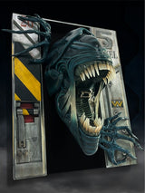 Aliens - Alien Queen 1/2 Wand-Skulptur Hollywood Collectibles Group