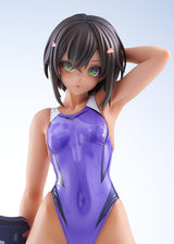 Amakuni Arms Note Buchou-chan of the Swimming Club Purple Swimsuit Ver. 1/7 Figur