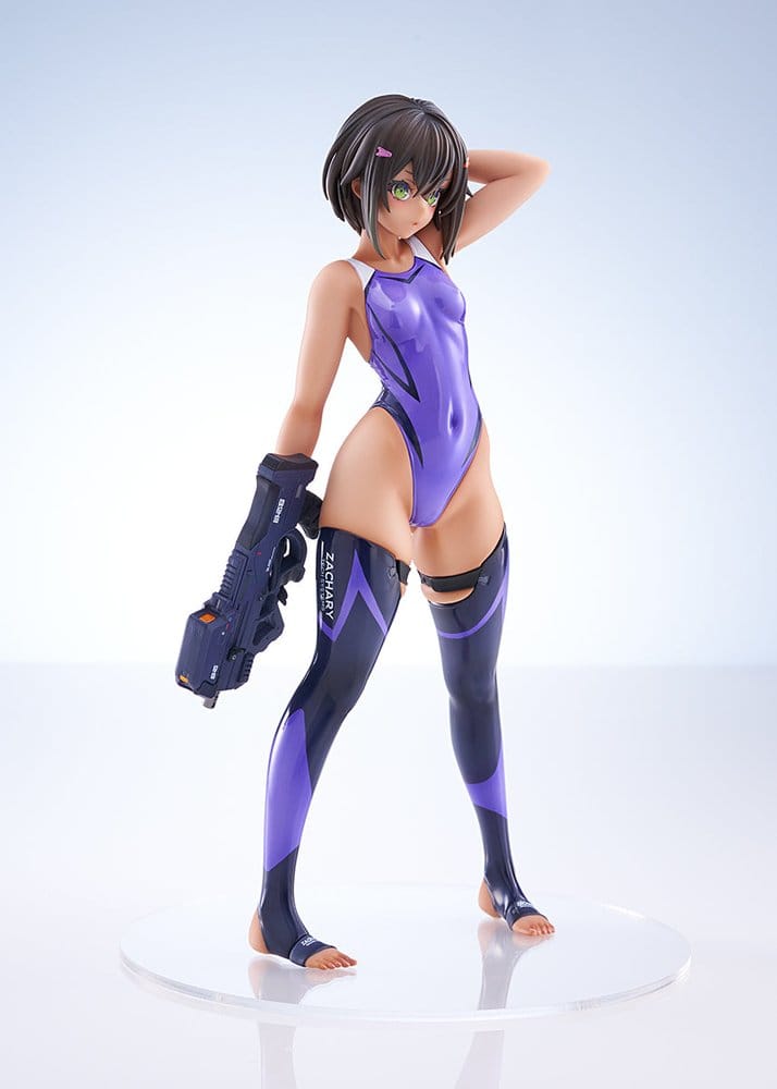 Amakuni Arms Note Buchou-chan of the Swimming Club Purple Swimsuit Ver. 1/7 Figur
