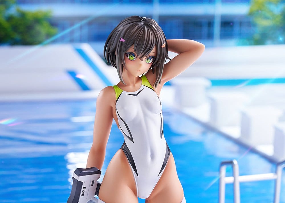 Amakuni Arms Note Buchou-chan Of The Swimming Club White Swimsuit Ver. 1/7 Figur