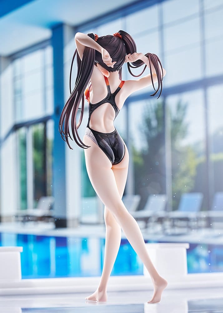 Amakuni Date A Live Kurumi Tokisaki Swimsuit Silhouette Swimwater Ver. 1/7 Figur