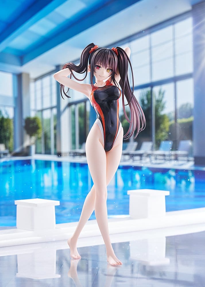 Amakuni Date A Live Kurumi Tokisaki Swimsuit Silhouette Swimwater Ver. 1/7 Figur