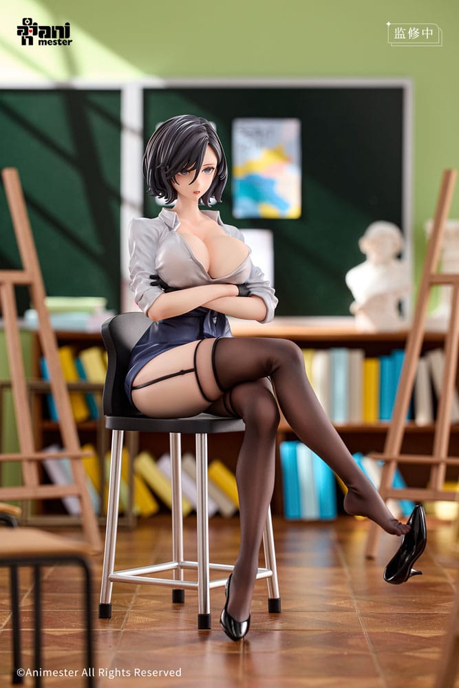AniMester Original Character After-School Art Instruction Rumi 1/6 Statue