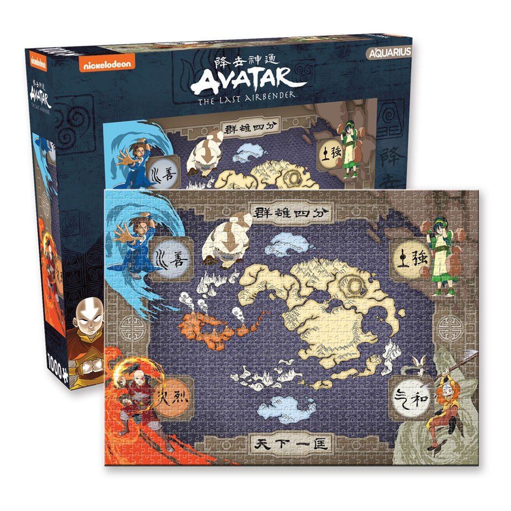 Aquarius Avatar Der Herr der Elemente Puzzle Map 1000 Teile
