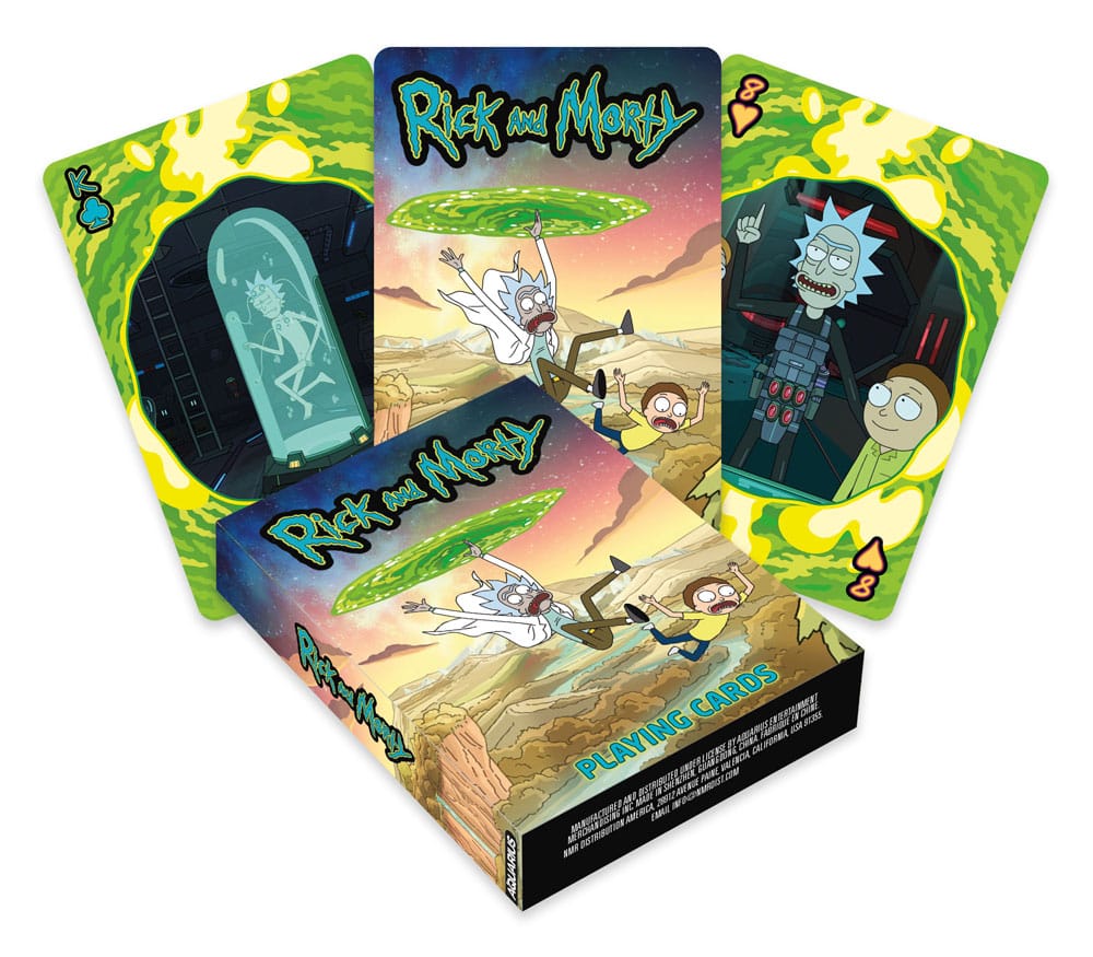 Aquarius Rick And Morty Scenes Spielkarten