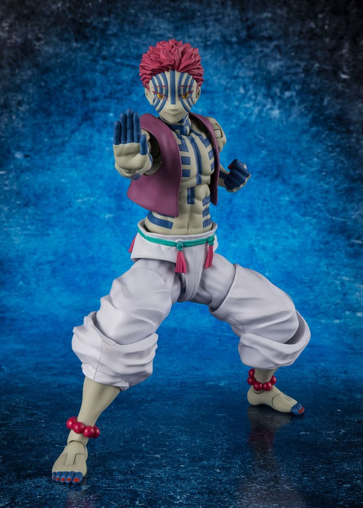 Bandai Tamashii Nations Demon Slayer Kimetsu no Yaiba Akaza S.H. Figuarts Actionfigur
