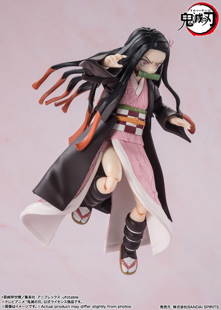 Bandai Tamashii Nations Demon Slayer Kimetsu no Yaiba Nezuko Kamado S.H. Figuarts Actionfigur