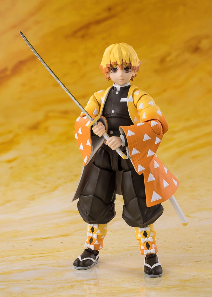 Bandai Tamashii Nations Demon Slayer Kimetsu no Yaiba Zenitsu Agatsuma S.H. Figuarts Actionfigur