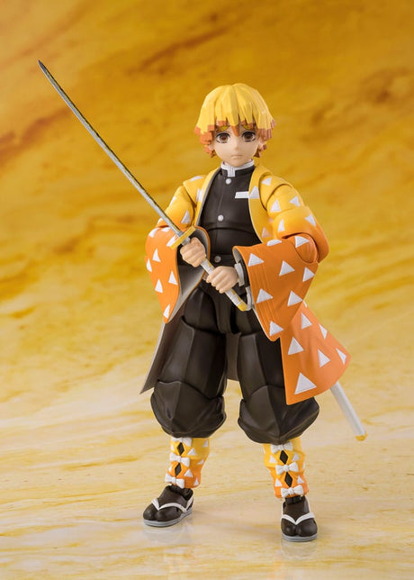Bandai Tamashii Nations Demon Slayer Kimetsu no Yaiba Zenitsu Agatsuma S.H. Figuarts Actionfigur