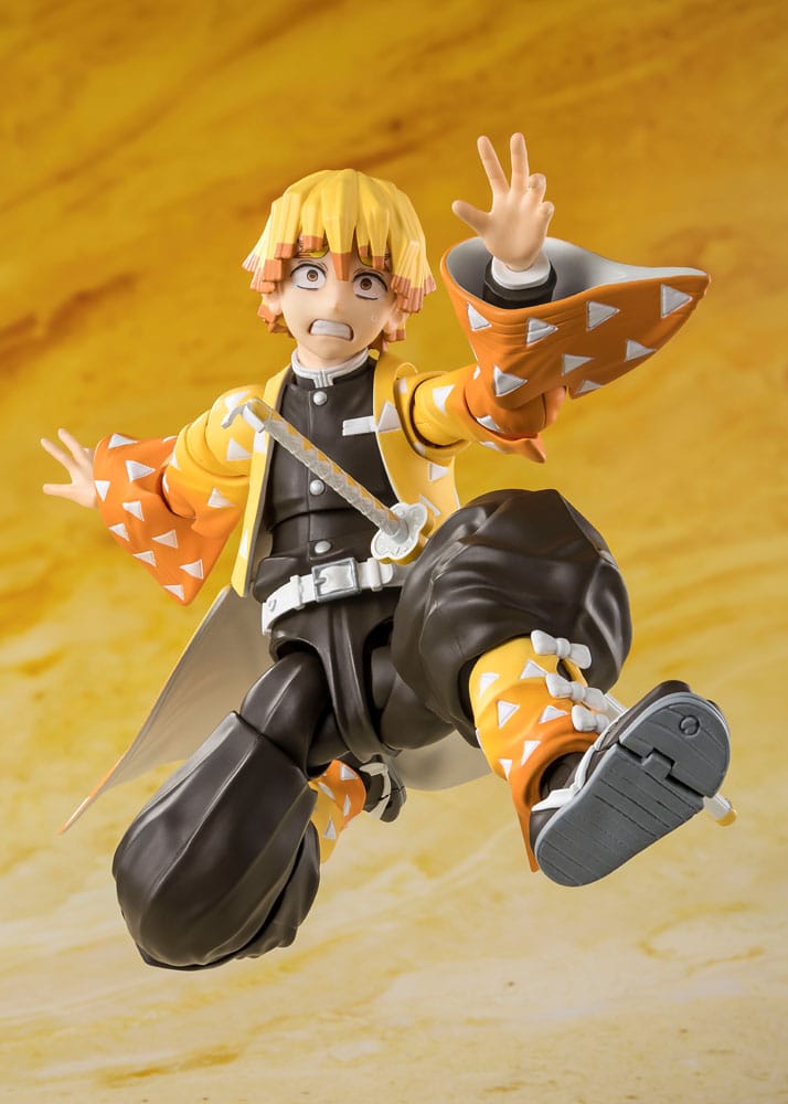 Bandai Tamashii Nations Demon Slayer Kimetsu no Yaiba Zenitsu Agatsuma S.H. Figuarts Actionfigur