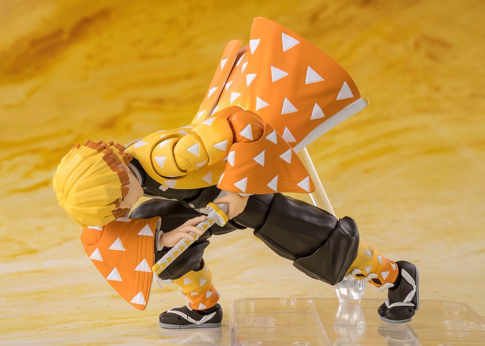 Bandai Tamashii Nations Demon Slayer Kimetsu no Yaiba Zenitsu Agatsuma S.H. Figuarts Actionfigur