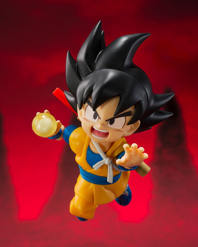 Bandai Tamashii Nations Dragon Ball Daima Son Goku (mini) Super Saiyan Level 4 S.H.Figuarts Actionfigur