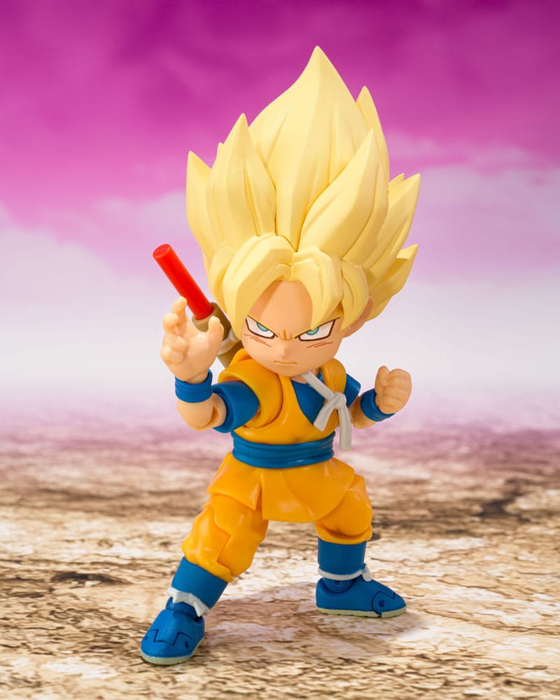 Bandai Tamashii Nations Dragon Ball Daima Super Saiyan Son Goku (mini) S.H.Figuarts Actionfigur