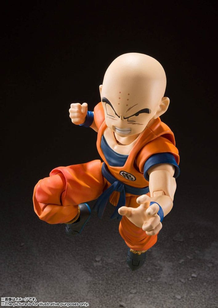 Bandai Tamashii Nations Dragon Ball Z Krillin-Earth’s Strongest Man S.H. Figuarts Actionfigur