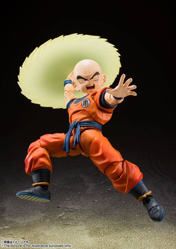 Bandai Tamashii Nations Dragon Ball Z Krillin-Earth’s Strongest Man S.H. Figuarts Actionfigur