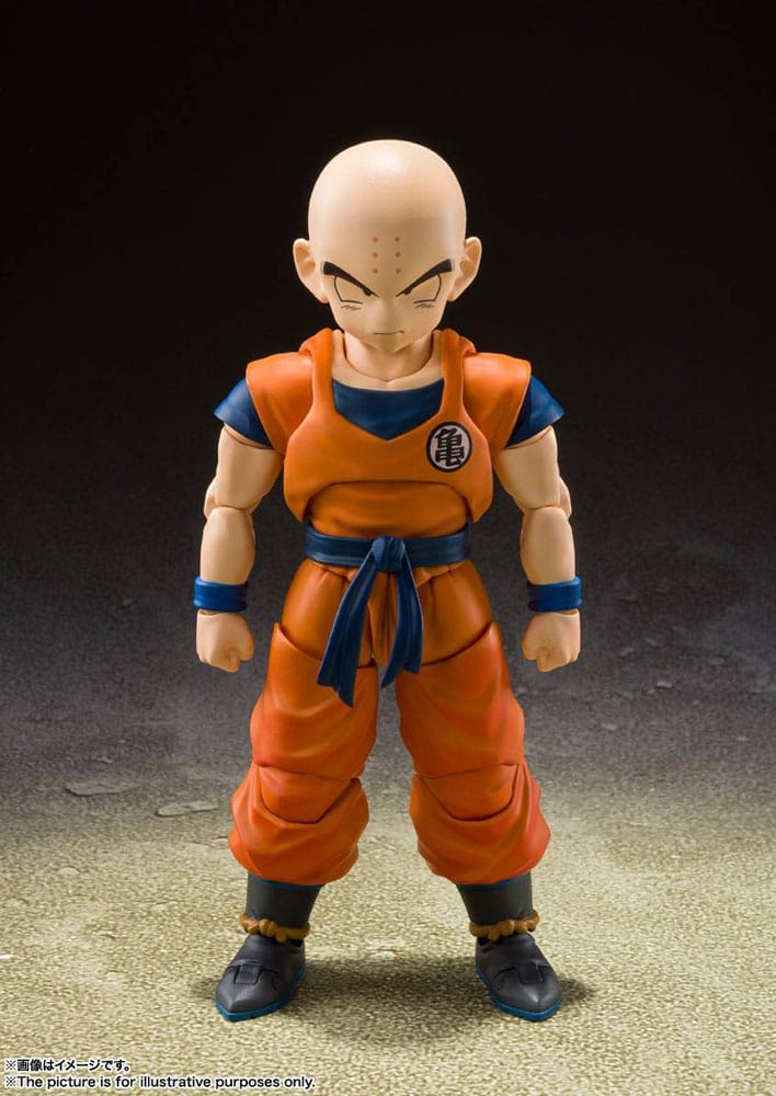 Bandai Tamashii Nations Dragon Ball Z Krillin-Earth’s Strongest Man S.H. Figuarts Actionfigur