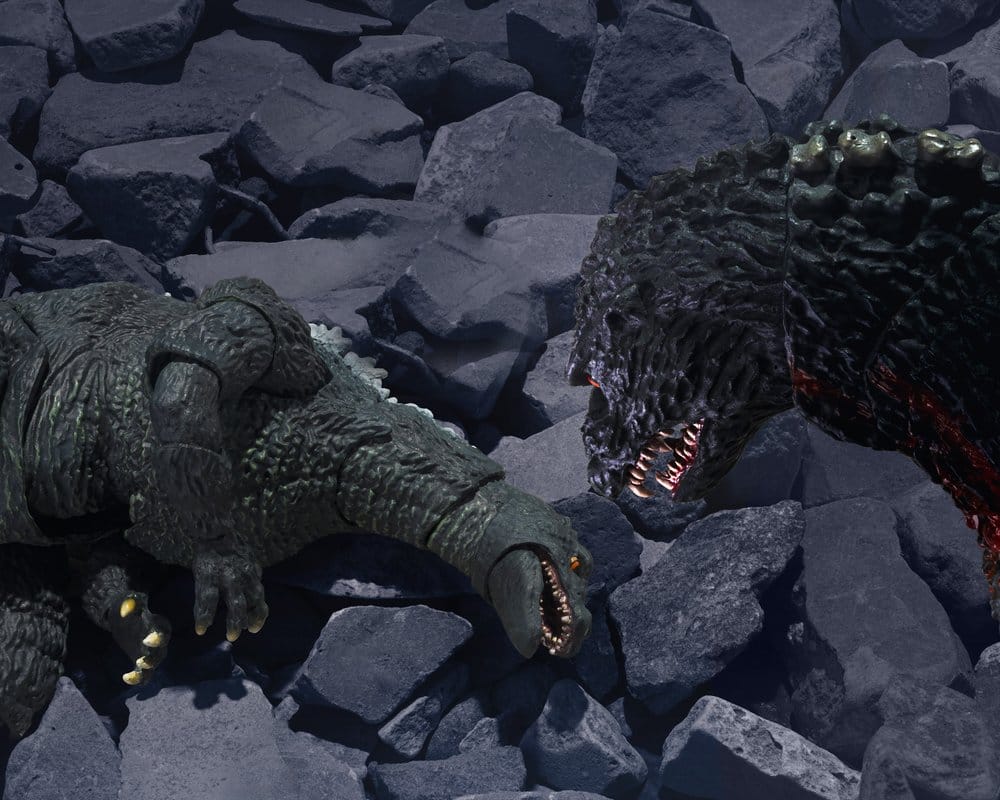 Bandai Tamashii Nations Godzilla vs. Destroyah S.H.MonsterArts Godzilla Jr & Destoroyah Evolution Set Actionfigur