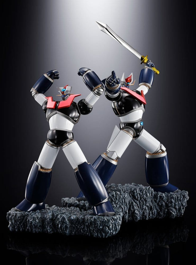 Bandai Tamashii Nations Mazinger Figuarts Zero Double Mazinger Metallic Touch Statue