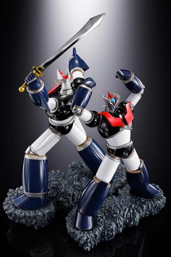 Bandai Tamashii Nations Mazinger Figuarts Zero Double Mazinger Metallic Touch Statue