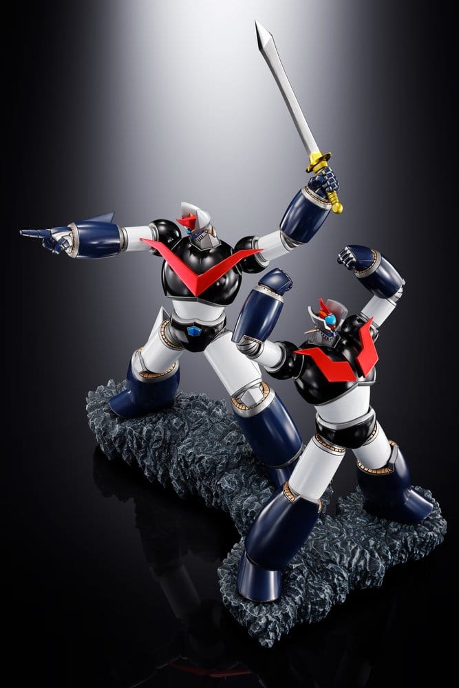 Bandai Tamashii Nations Mazinger Figuarts Zero Double Mazinger Metallic Touch Statue