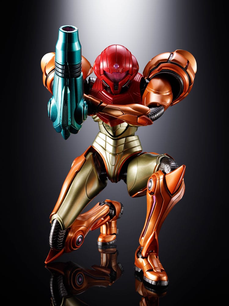 Bandai Tamashii Nations Metroid Prime 4 Beyond Samus Aran Chogokin Diecast LED Actionfigur