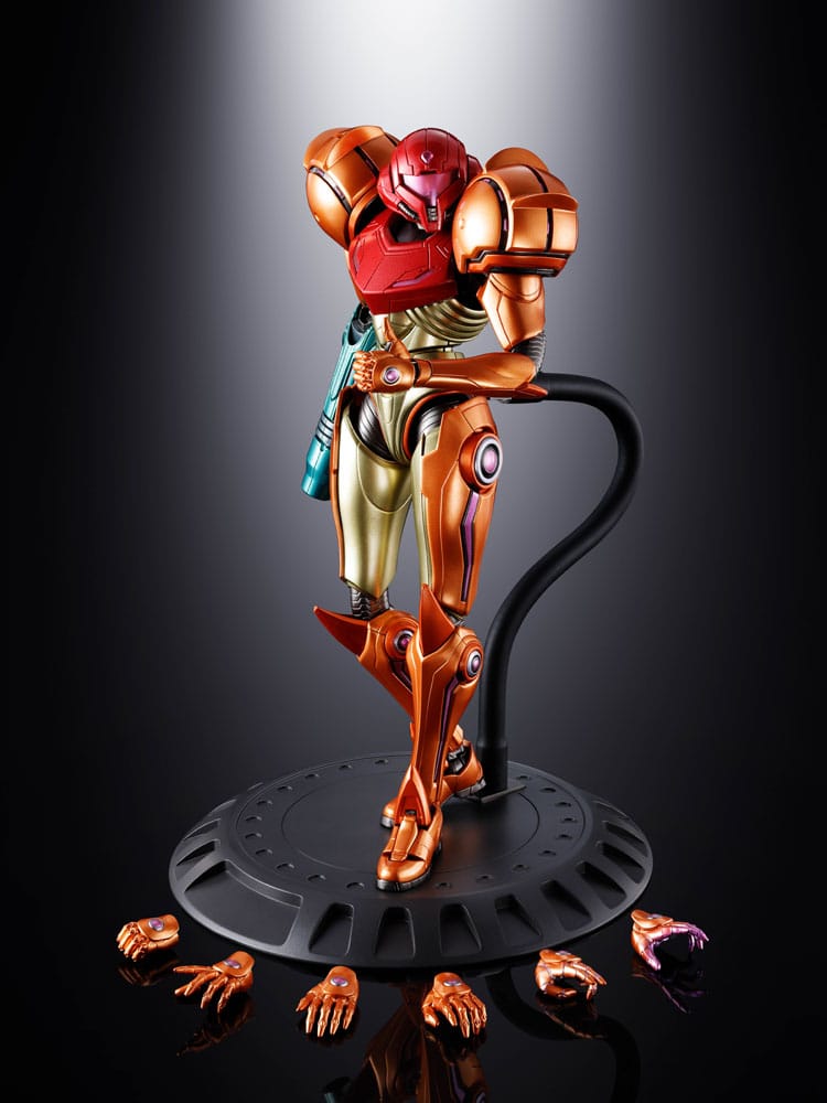 Bandai Tamashii Nations Metroid Prime 4 Beyond Samus Aran Chogokin Diecast LED Actionfigur