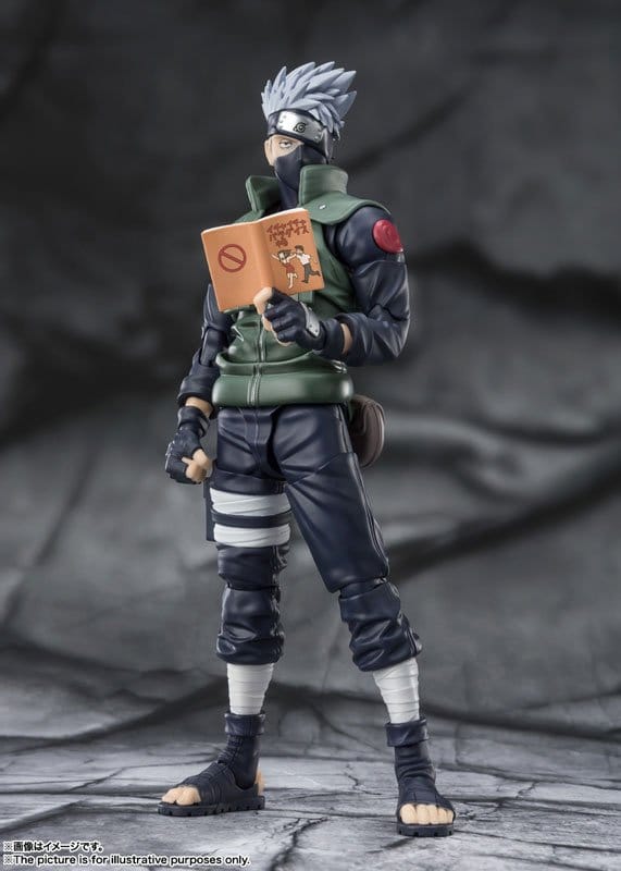 Bandai Tamashii Nations Naruto Kakashi Hatake -The famed Sharingan Hero- S.H.Figuarts Actionfigur