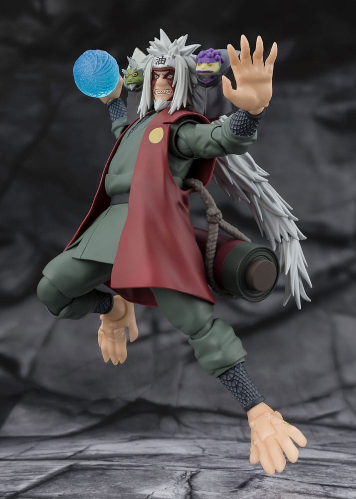 Bandai Tamashii Nations Naruto S.H.Figuarts Jiraiya Hidden Leaf Heroic Master Sage (Sage Mode Set) Actionfigur
