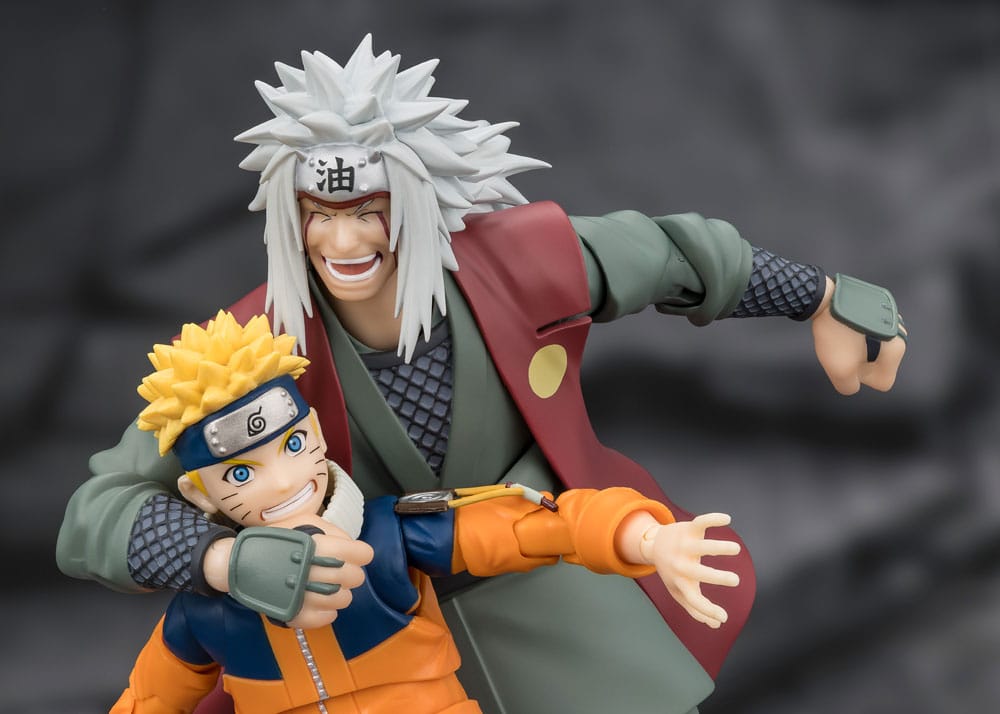 Bandai Tamashii Nations Naruto S.H.Figuarts Jiraiya Hidden Leaf Heroic Master Sage (Sage Mode Set) Actionfigur