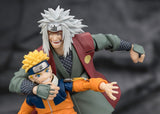Bandai Tamashii Nations Naruto S.H.Figuarts Jiraiya Hidden Leaf Heroic Master Sage (Sage Mode Set) Actionfigur