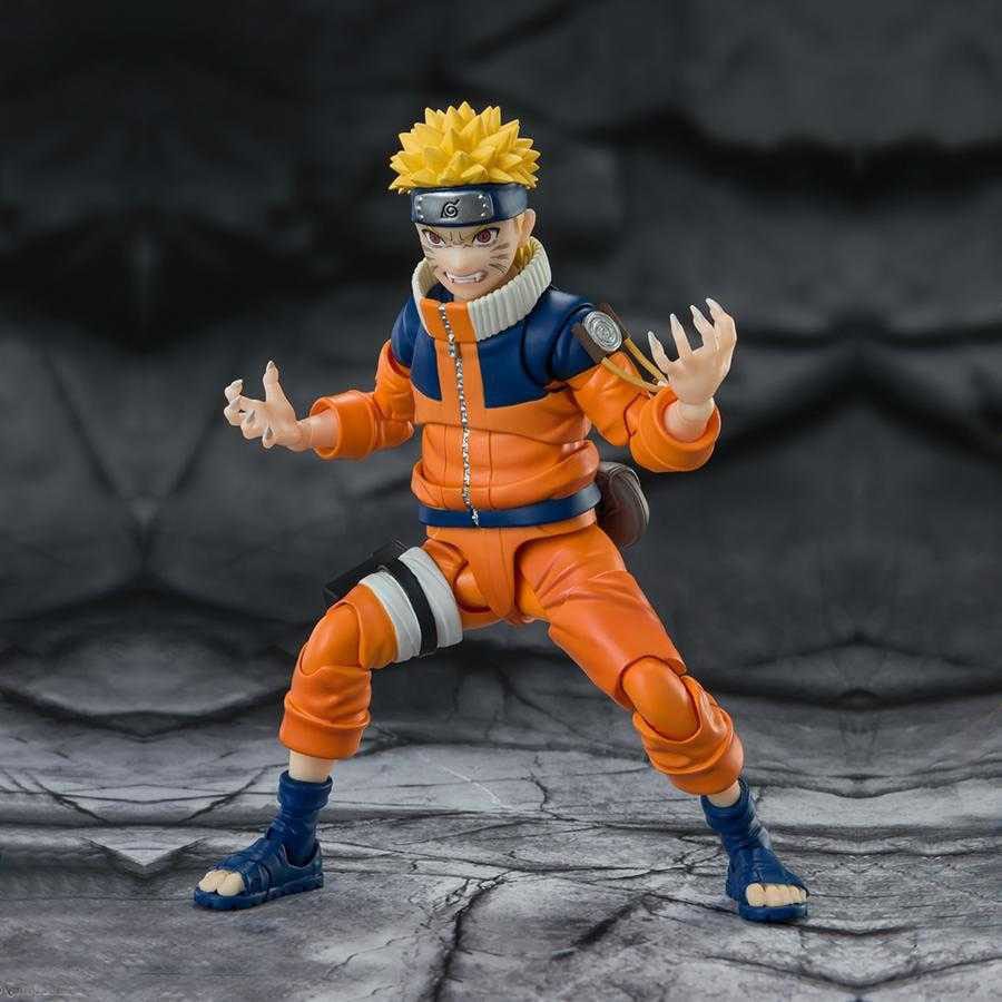 Bandai Tamashii Nations Naruto S.H.Figuarts Naruto Uzumaki The No.1 Most Unpredictable Ninja Reissue Actionfigur