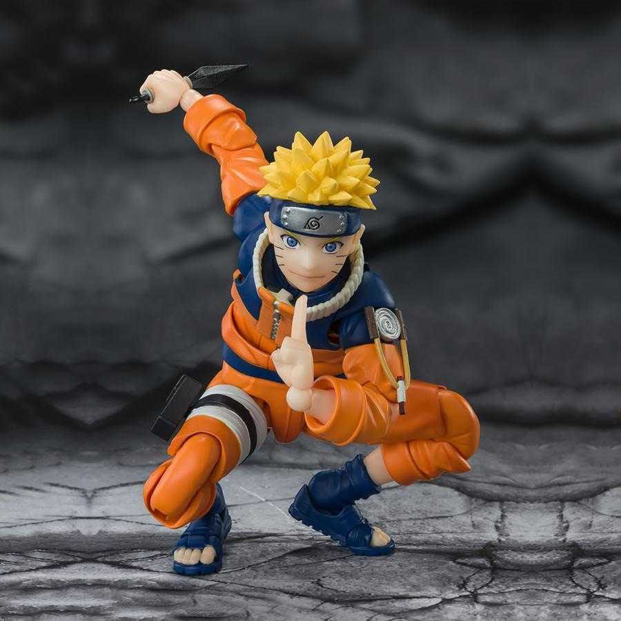 Bandai Tamashii Nations Naruto S.H.Figuarts Naruto Uzumaki The No.1 Most Unpredictable Ninja Reissue Actionfigur